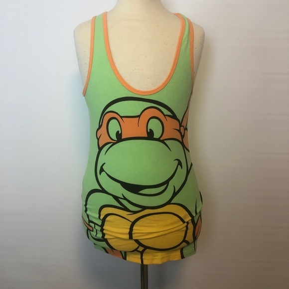 Nickelodeon Ninja Turtle Tank Top Tee Shirt Small - Picture 1 of 8